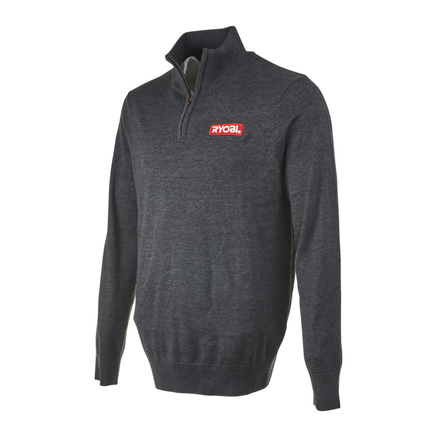 Ryobi 2018 Grey zip knitted sweater (XS)