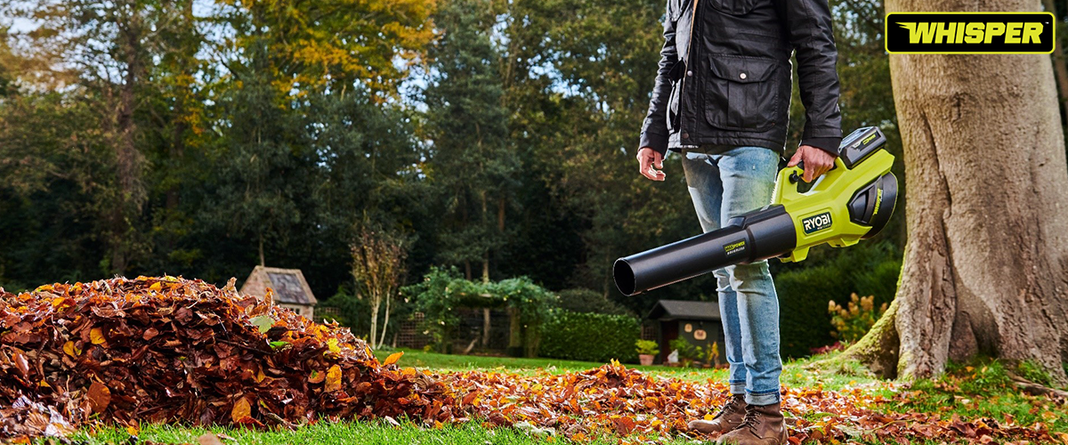  RYOBI® ПРЕДСТАВЛЯЕТ САМУЮ МОЩНУЮ АККУМУЛЯТОРНУЮ ВОЗДУХОДУВКУ В ЕВРОПЕ!*
